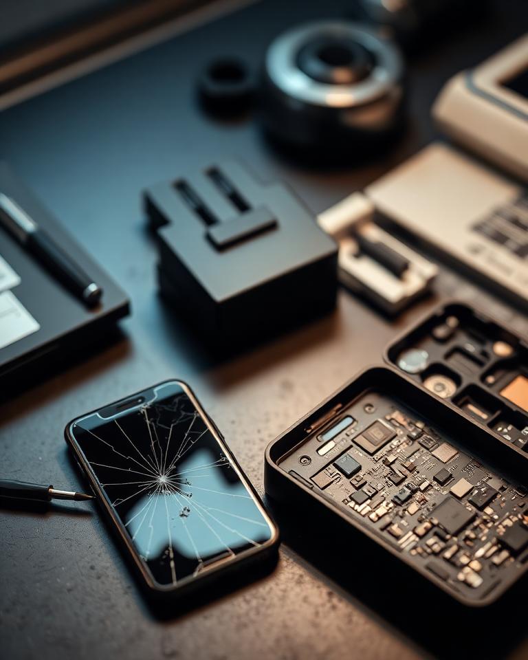Damaged or Locked Device — editorial illustration