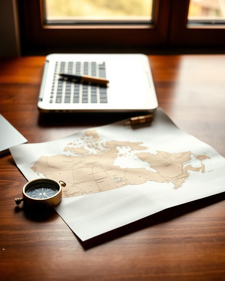 Locations overview — editorial illustration