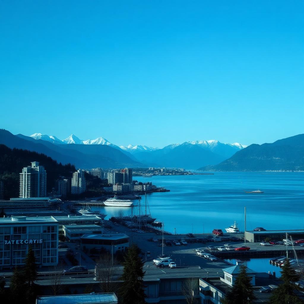 North Vancouver — editorial illustration