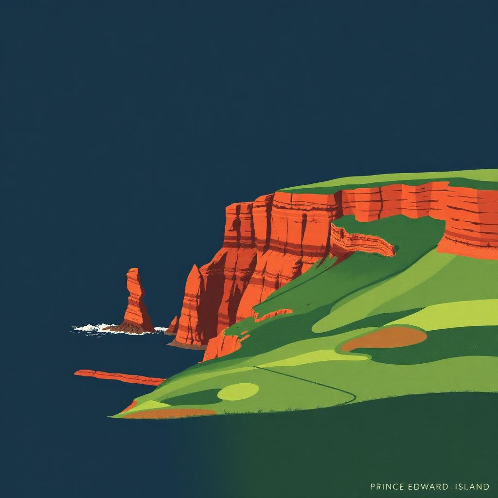 Prince Edward Island — editorial illustration